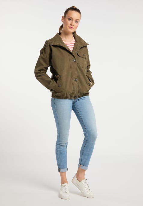 Dreimaster light jacket women desert green - Image 2
