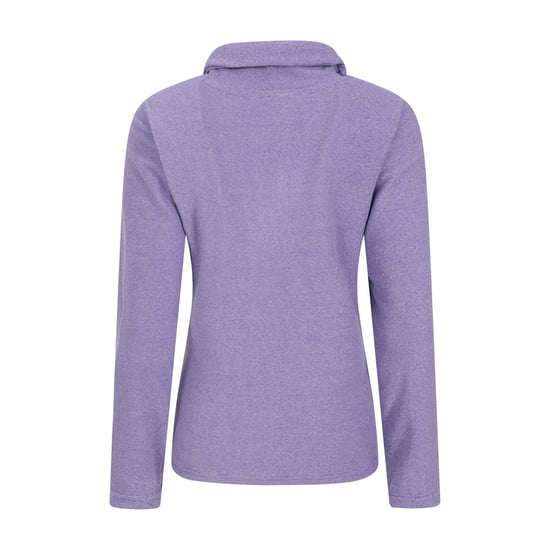 Mountain Warehouse Womens/Ladies Hebridean Cowl Neck Fleece Top (Grape) - Image 2