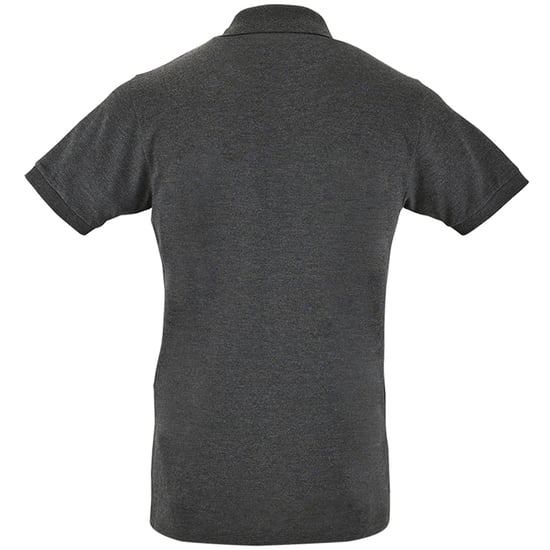 SOLS Mens Perfect Pique Short Sleeve Polo Shirt (Charcoal Marl)
