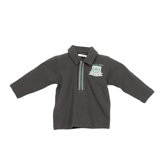 Long-sleeved polo shirt with lapel collar 3735W17