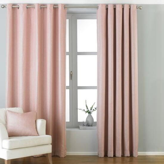 Cortinas de Ojal de Sarga Atlántica en Rosa Empolvado - Image 2