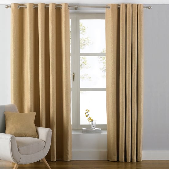 Cortinas de Ojal de Twill Atlántico en Ocre - Image 2
