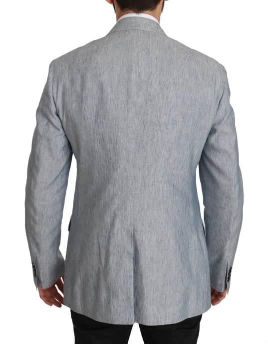 Chaqueta Abrigo Blazer Dolce & Gabbana Blue Flax NAPOLI - Image 2