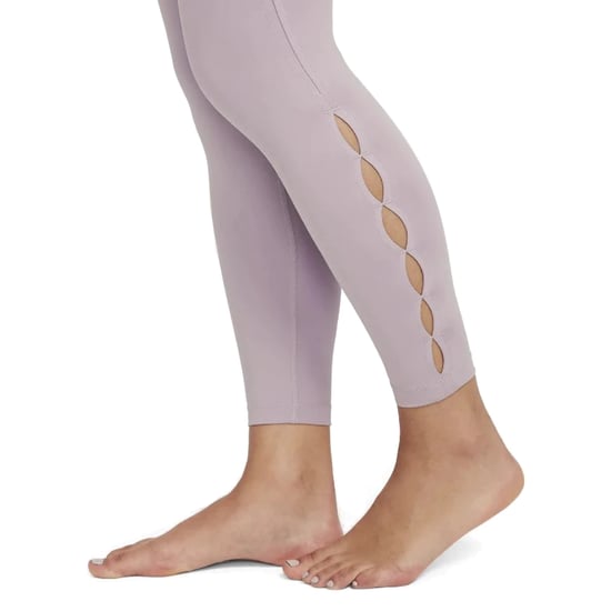 Nike Yoga Women's Lilac Pink High Rise Vented Ankle Leggings - Image 2