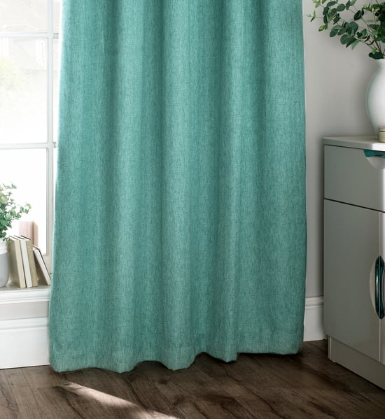 Cortinas con pliegues en lápiz de espiga Harrison en marino - Image 2