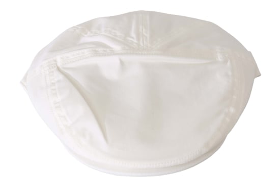 Gorra de Bonero con Logo de Algodón Blanco Elástico Dolce & Gabbana - Image 3