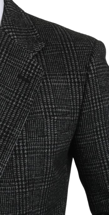 Chaqueta Blazer Slim Fit a Cuadros Grises Dolce & Gabbana - Image 5