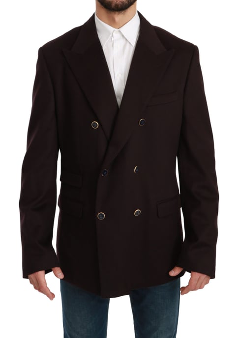 Abrigo de Cachemira Burdeos Dolce & Gabbana Blazer TAORMINA - Image 1