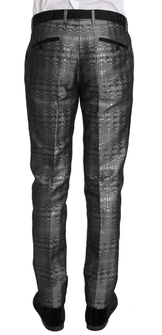 Chaqueta Blazer MARTINI Negro de Corte Slim Fit de Dolce & Gabbana - Image 4