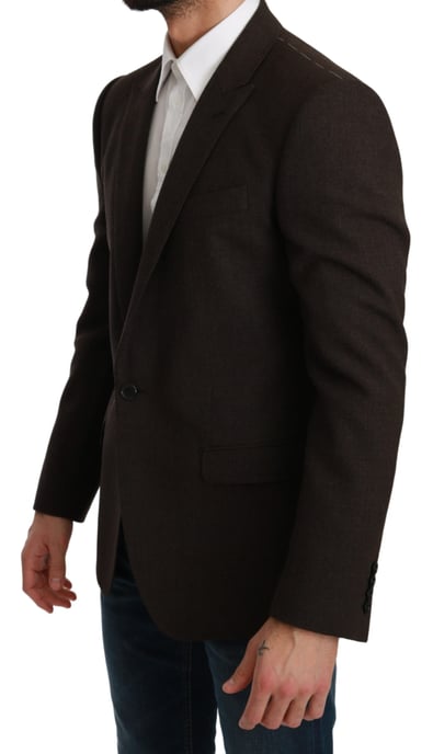 Abrigo Slim Fit Marrón Dolce & Gabbana Blazer MARTINI - Image 2