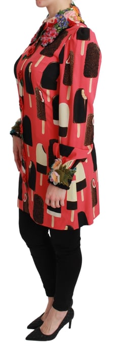 Vestido de lentejuelas Rosa Helado de Dolce & Gabbana - Image 4