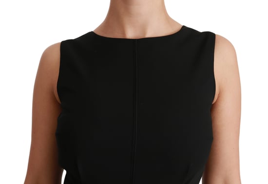 Vestido formal negro floral ajustado de Dolce & Gabbana - Image 5