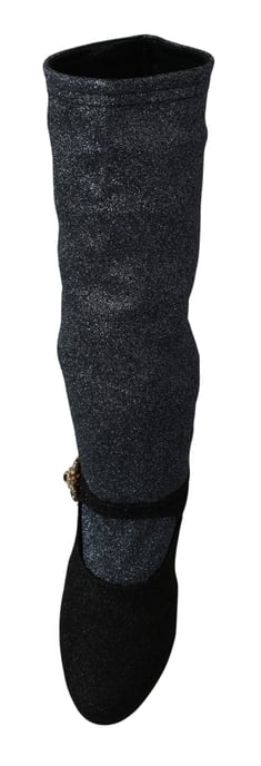 Botines Mary Janes de Cristal Negro Dolce & Gabbana - Image 3