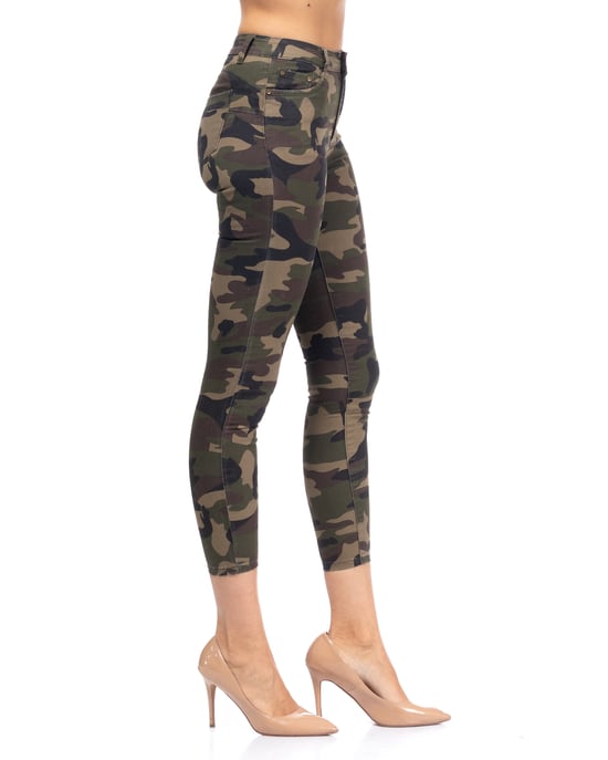 Blusa de encaje en línea con mangas cortas - Image 3