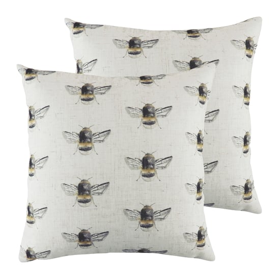 Cojines Bee Happy Repeat (Paquete Doble) - Image 1