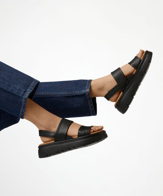 Dune Ladies LOCATION Padded Flatform Sandals - Image 3