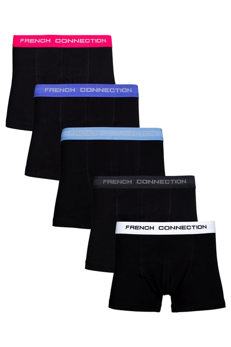 Blue 5 Pack Cotton Boxers