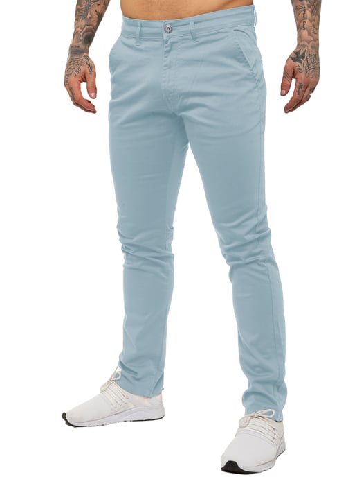 Pantalón chino Enzo Slim Fit Stretch para hombre - Image 1