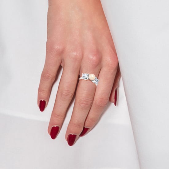 DIADEMA - Massive Ring with Freshwater Pearl - Pure White Collection