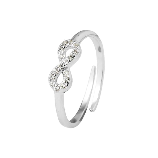 DIADEMA - Anillo Infini - Blanco - Colección Noche Negra - Image 1