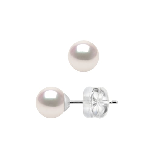 DIADEMA - Earrings - True Japanese Akoya Cultured Pearl - Quality AA+