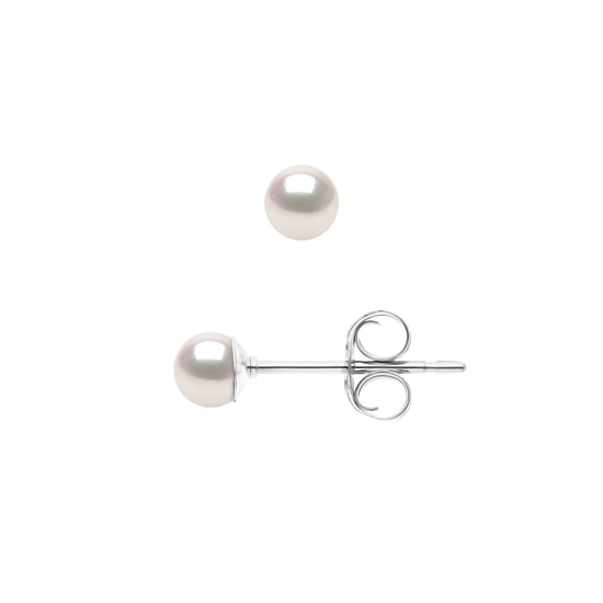 DIADEMA - Earrings - True Japanese Akoya Cultured Pearl - Quality AA+