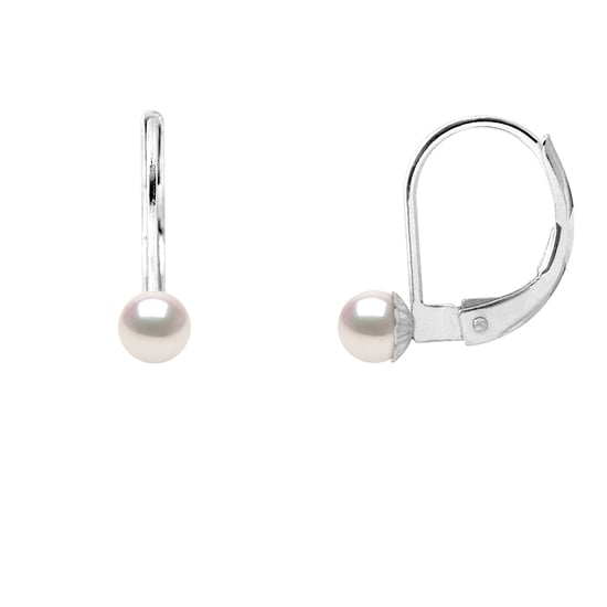 DIADEMA - Earrings - True Japanese Akoya Cultured Pearl - Quality AA+