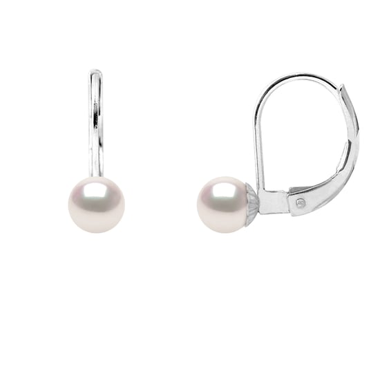 DIADEMA - Earrings - True Japanese Akoya Cultured Pearl - Quality AA+