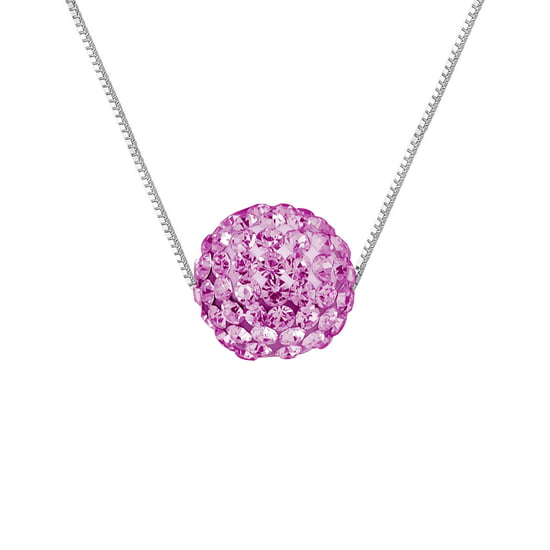 DIADEMA - Necklace - Crystal Pink - Love Jewelry Collection