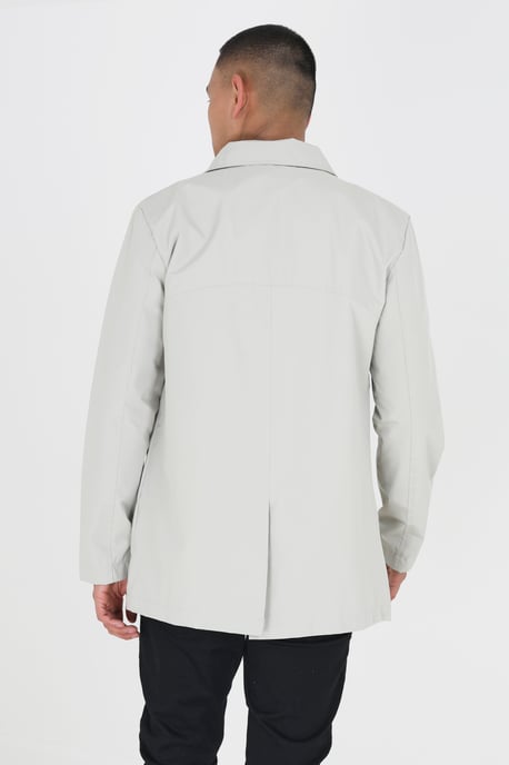 Stone 'Prince' Lightweight Button Through Mac