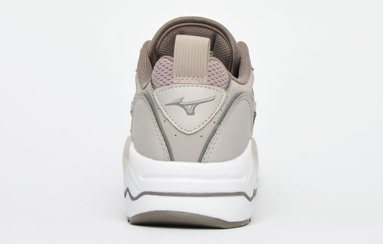 Mizuno Sport Style Wave Rider 1 Taupe Trainers - Mens