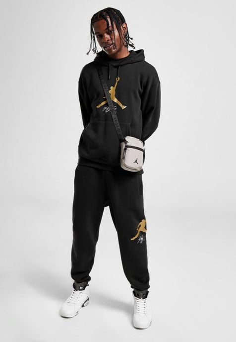 Conjunto de chándal con capucha Nike Sportswear Standard Issue en negro - Image 1