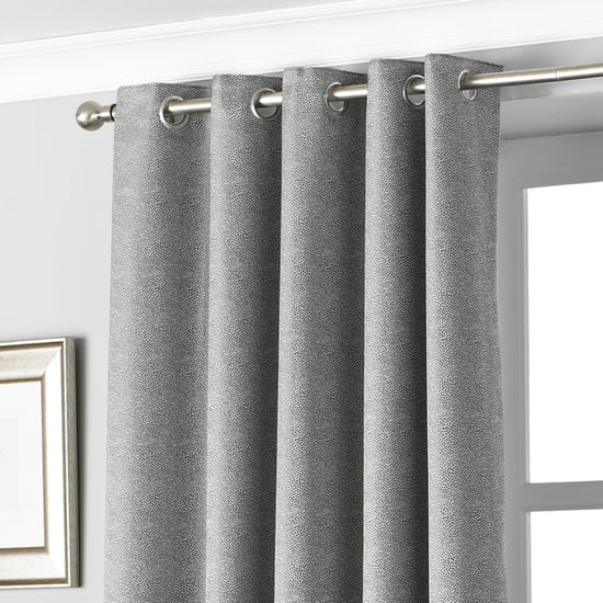 Cortinas de Ojal de Jacquard Texturizado Pendleton en Grafito - Image 2
