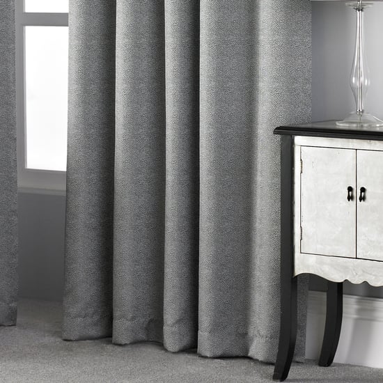 Cortinas de Ojal de Jacquard Texturizado Pendleton en Grafito - Image 3