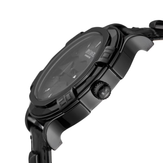 Reloj de cuero de dial negro Brooklyn Bridge para hombres Rebel - Image 2