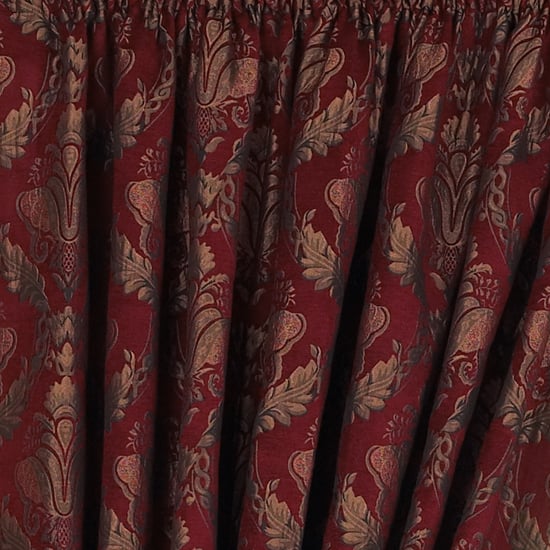 Cortinas de Pliegue Lápiz Shiraz Danmask en Burdeos - Image 4