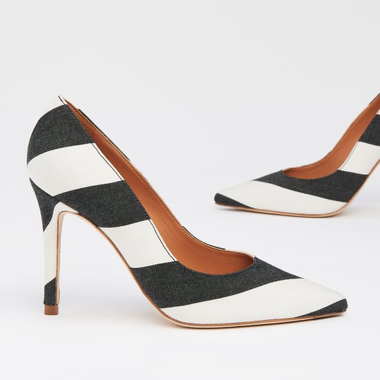 LK Bennett Fern Court shoe, Black/White