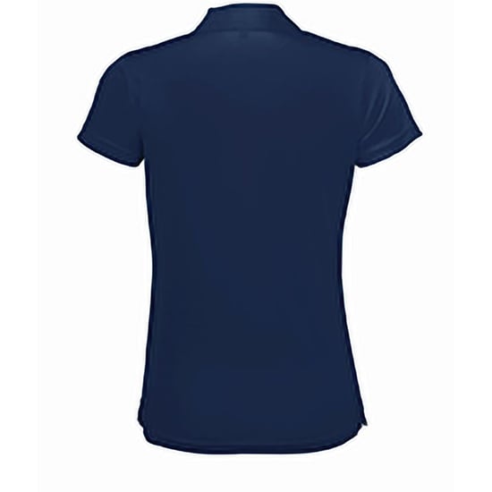 SOLS Womens/Ladies Performer Short Sleeve Pique Polo Shirt (French Navy) - Image 2