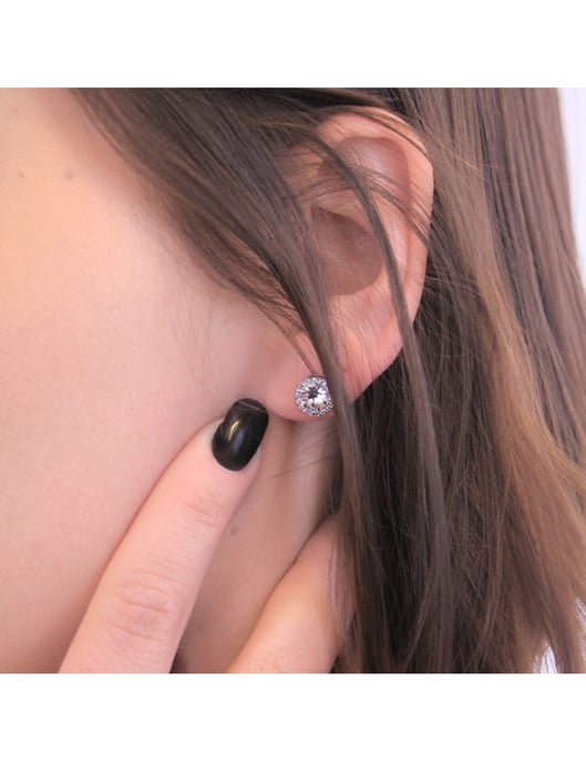 Pendientes Sophia - Plata y Cristal - Image 5
