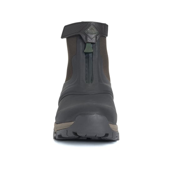 Muck Boots Apex Mid Zip Rubber Dark Brown Wellington Boots - Image 3