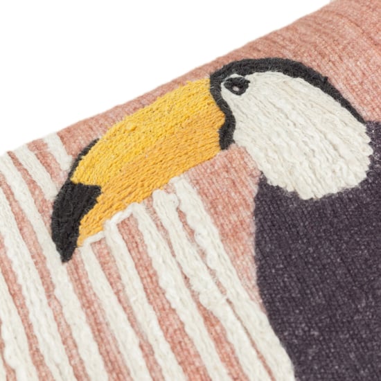 Funda de Cojín Bordada Toucan en la Copas de los Árboles Wylder - Image 4