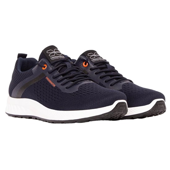 Crosshatch Mens Kamran Trainers (Navy) - Image 1