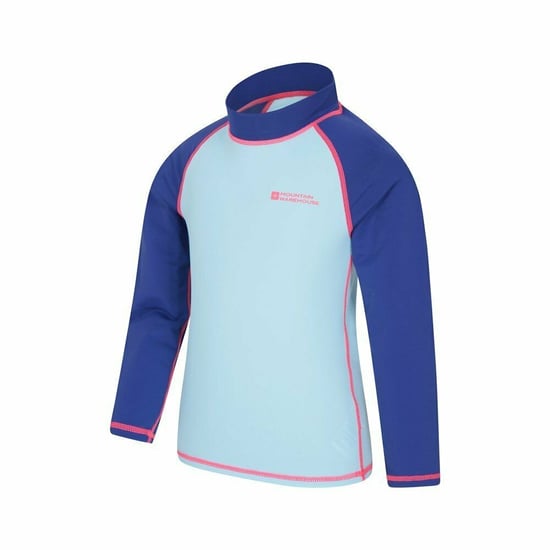 Mountain Warehouse Childrens/Kids Long-Sleeved Rash Top (Mint)