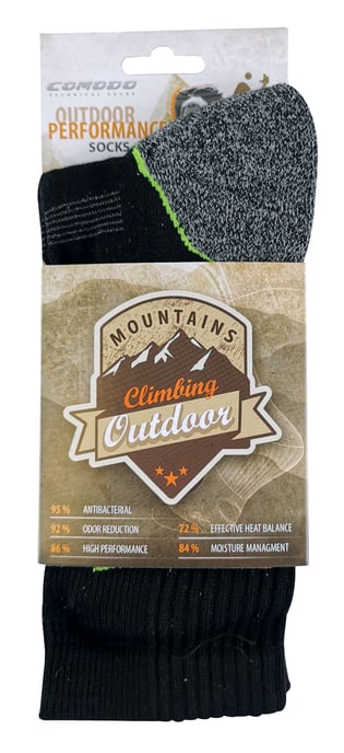 COMODO - Calcetines de Senderismo de Bambú para Verano | Talón y Puntera Acolchados Anti Ampollas | Hombres y Mujeres - Image 2