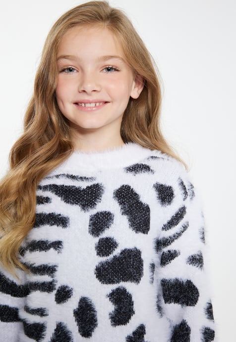 Mymo Knitted pullover Girls white - Image 5