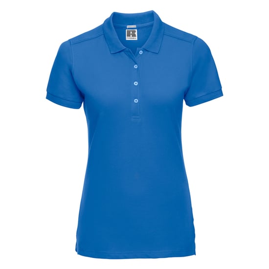 Russell Womens/Ladies Stretch Fitted Polo Shirt (Azure Blue) - Image 1