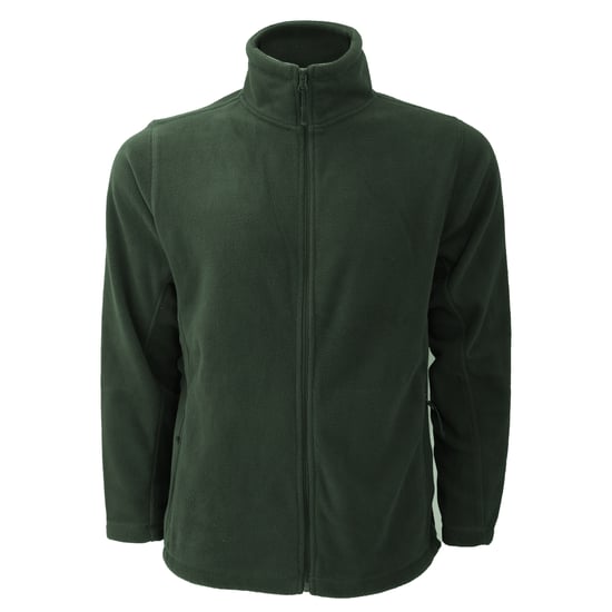 Russell Mens Full Zip Outdoor Fleece Jacket (Bottle Green) - Image 1