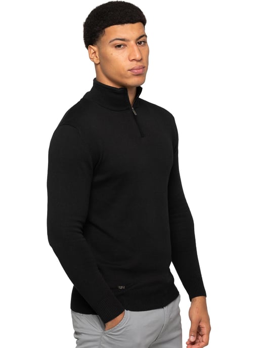 Enzo Milano | Jersey de punto con media cremallera para hombre - Image 2