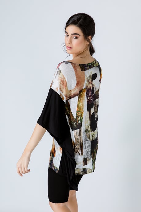 Túnica de Estampado Asimétrico - Image 5
