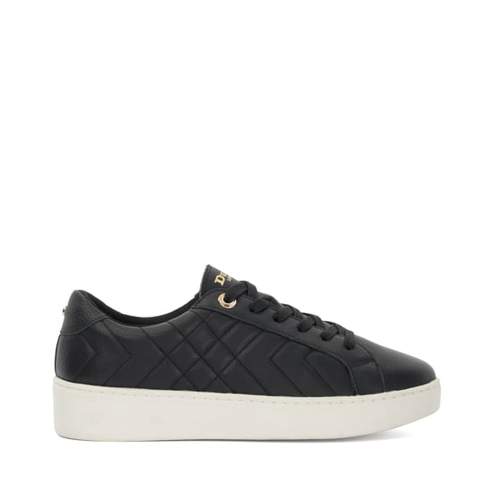 Dune Ladies Egent - Quilted Platform Sole Lace-Up Trainers - Image 2